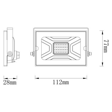 Globo - LED Прожектор LED/20W/230V IP65