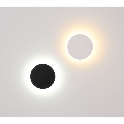 Globo - Уличный светодиодный настенный светильник LED/15W/230V 3000/4000/6000K диаметр 25,2 см IP44 черный
