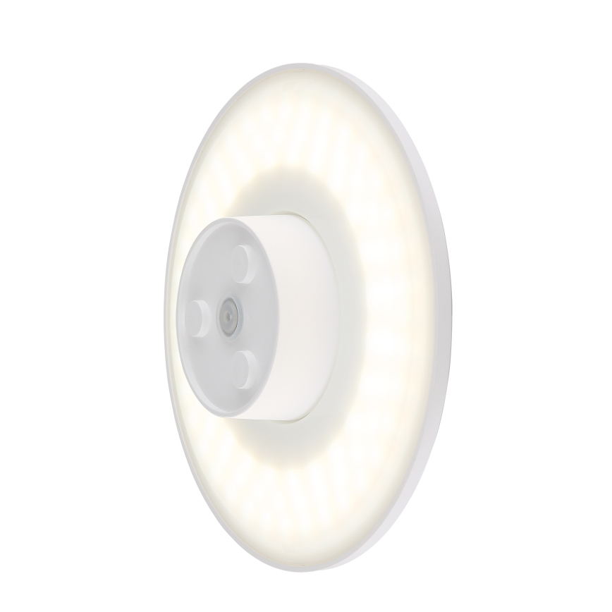 Globo - Уличный светодиодный настенный светильник LED/15W/230V 3000/4000/6000K диаметр 25,2 см IP44 белый