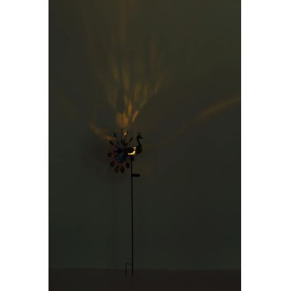 Globo - Світлодіодна сонячна декоративна лампа LED/0,06W/3V IP44 300 mAh павич