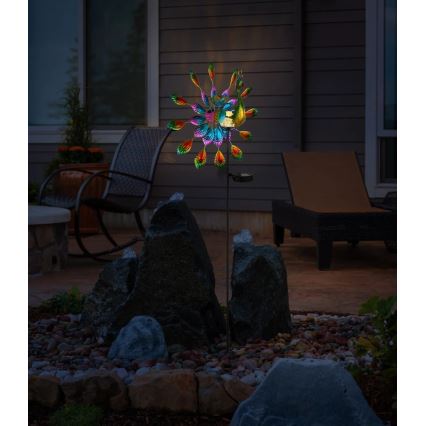 Globo - Светодиодное украшение на солнечной батарее LED/0,06W/3V IP44 300 mAh павлин