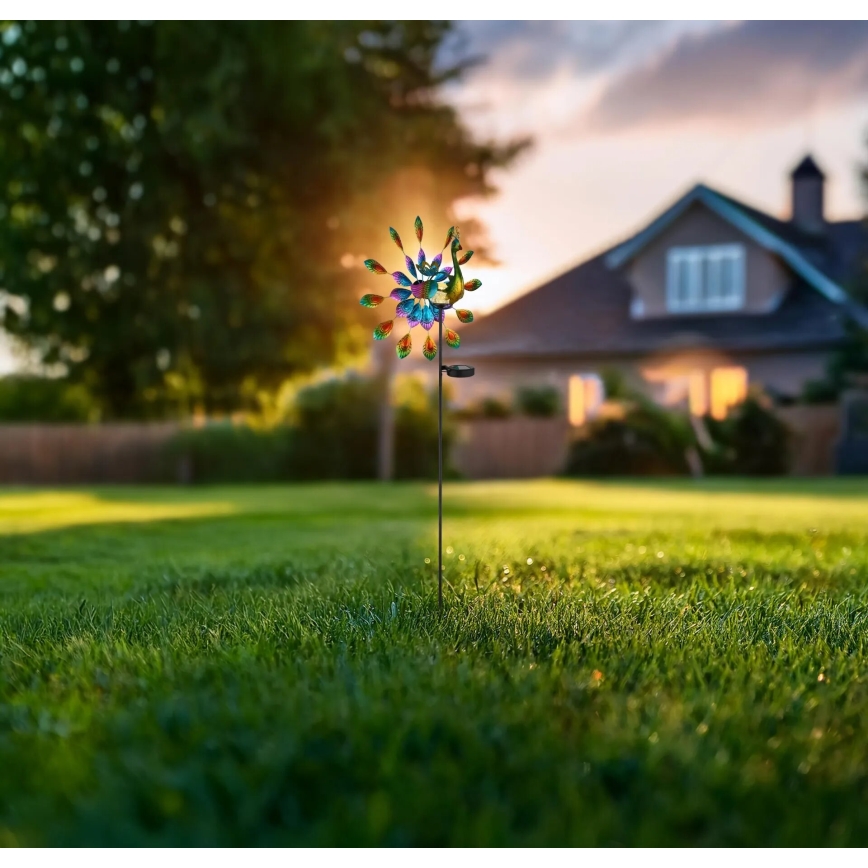 Globo - Светодиодное украшение на солнечной батарее LED/0,06W/3V IP44 300 mAh павлин