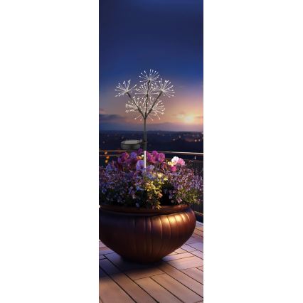 Globo - LED солнечный светильник 3xLED/3V IP44 600 mAh фейерверк