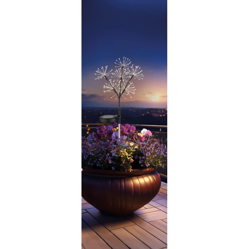Globo - LED солнечный светильник 3xLED/3V IP44 600 mAh фейерверк