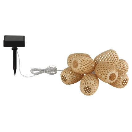 Globo - Світлодіодний сонячний ланцюг LED/0,06W/3V 650 см IP44 400 мАг