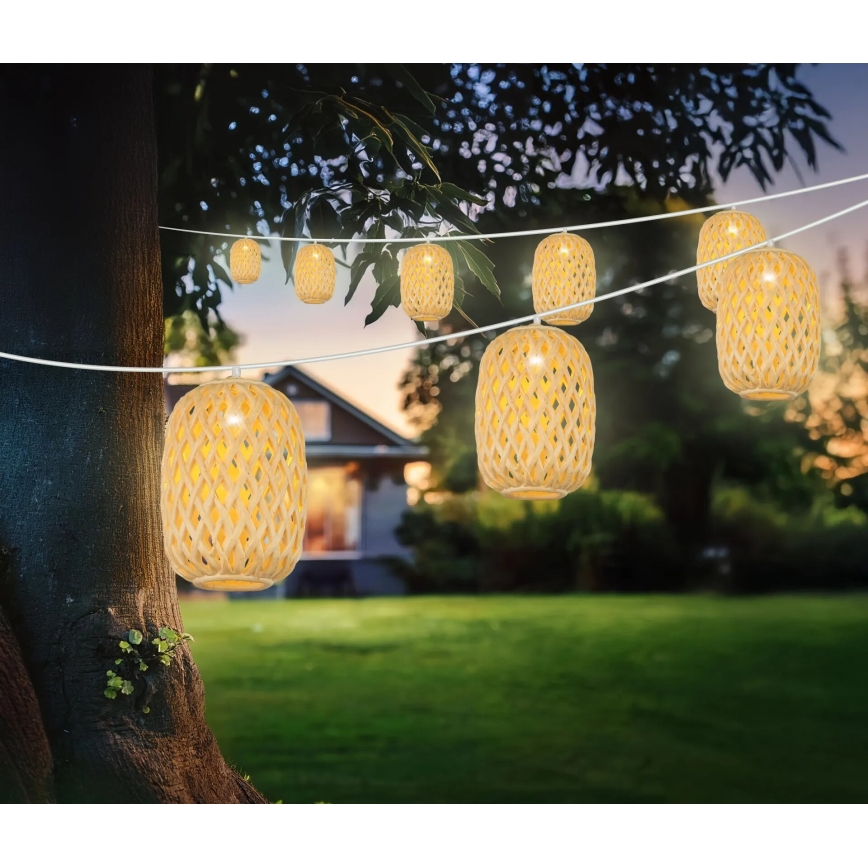 Globo - Светодиодная гирлянда на солнечной батарее LED/0,06W/3V 650 см IP44 400 mAh