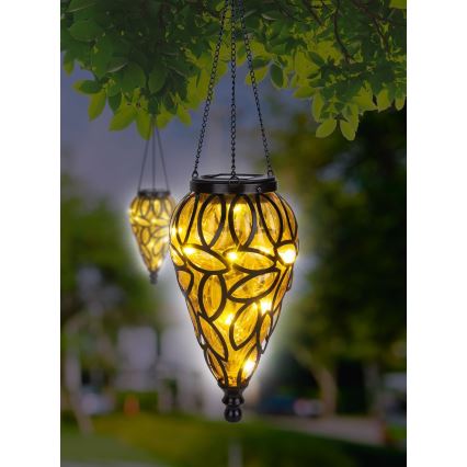 Globo - Светодиодный светильник на солнечной батарее LED/0,9W/3,2V IP44 желтый