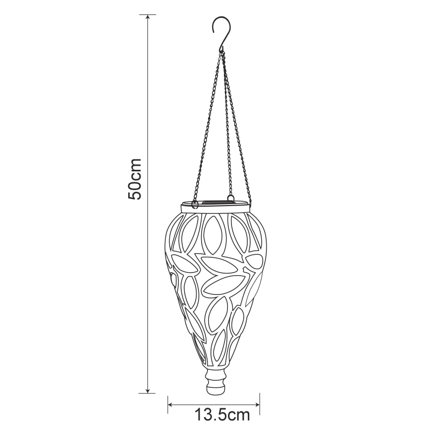 Globo - Светодиодный светильник на солнечной батарее LED/0,9W/3,2V IP44 желтый