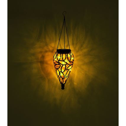 Globo - Світлодіодний світильник на сонячній батареї LED/0,9W/3,2V IP44 жовтий