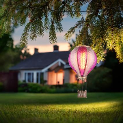Globo - LED Підвісна прикраса на сонячній батареї 20xLED/0,5W/3V IP44 літаюча куля