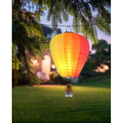 Globo - LED Підвісна прикраса на сонячній батареї 24xLED/0,06W/3V IP44 літаюча куля