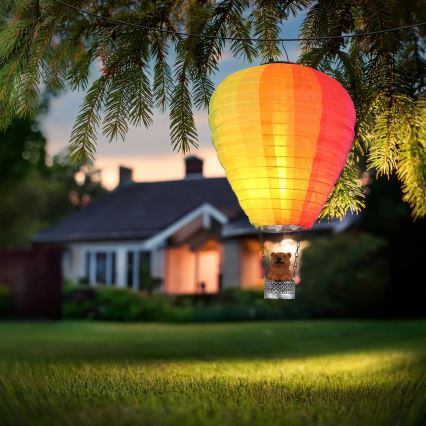 Globo - LED Підвісна прикраса на сонячній батареї 24xLED/0,06W/3V IP44 літаюча куля