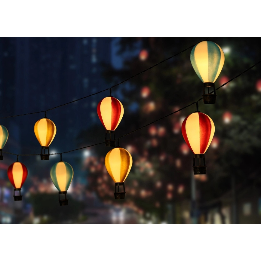 Globo - LED Гірлянда на сонячній батареї 9xLED/0,06W/3V 390 см IP44