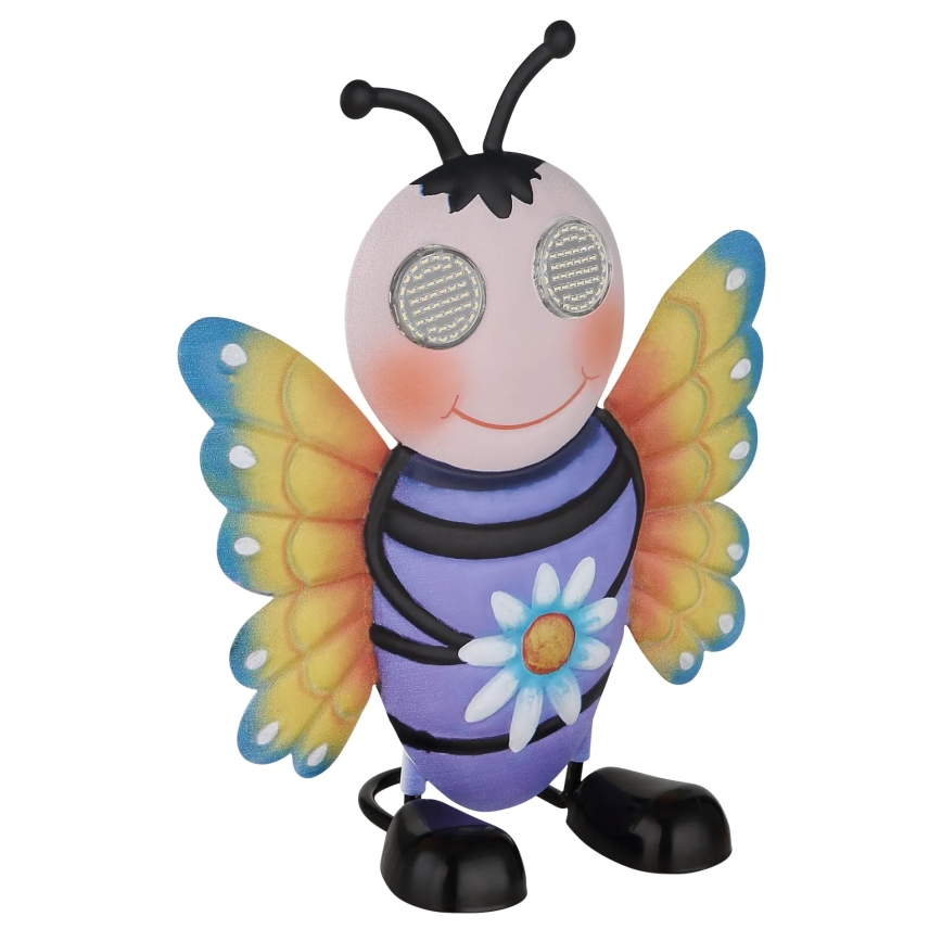 Globo - LED сонячний світильник 104xLED/3V IP44 300 mAh бджола