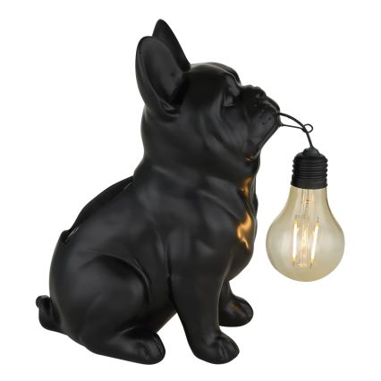 Globo - светодиодный солнечный светильник LED/3V IP44 300 mAh чёрный пёс