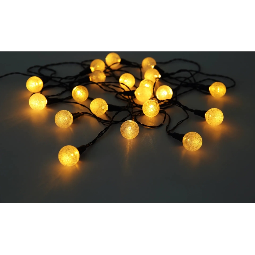 Globo - LED RGB На сонячній батареї ланцюг 20xLED/0,06W/3V 770 см IP44