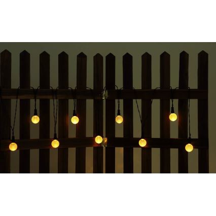 Globo - LED RGB На сонячній батареї ланцюг 20xLED/0,06W/3V 770 см IP44
