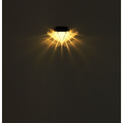Globo - НАБОР 2x Светодиодный настенный светильник на солнечной батарее LED/0,5W/3V IP44 600 mAh