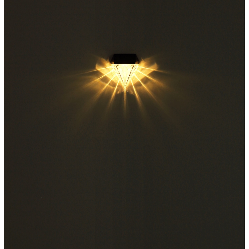 Globo - НАБОР 2x Светодиодный настенный светильник на солнечной батарее LED/0,5W/3V IP44 600 mAh