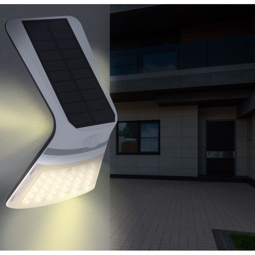 Globo - Світлодіодний світильник на сонячній батареї з датчиком LED/3,5W/3V IP44 22,6 см