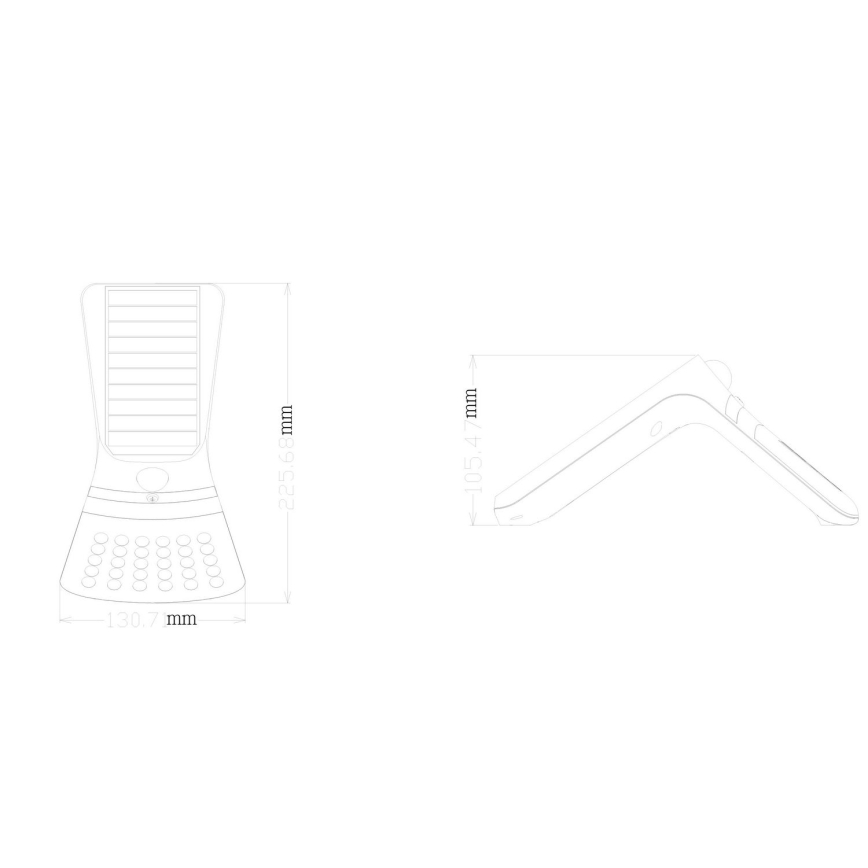 Globo - Світлодіодний світильник на сонячній батареї з датчиком LED/3,5W/3V IP44 22,6 см