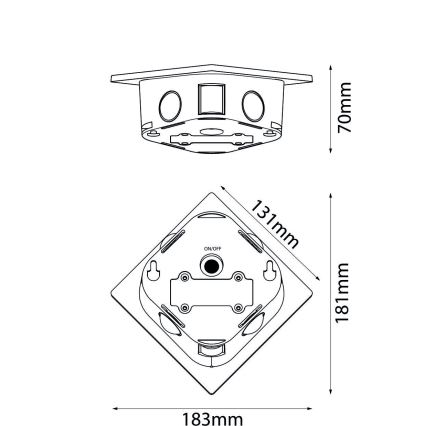 Globo - Светодиодный светильник на солнечной батарее LED/0,5W/3,2V IP54