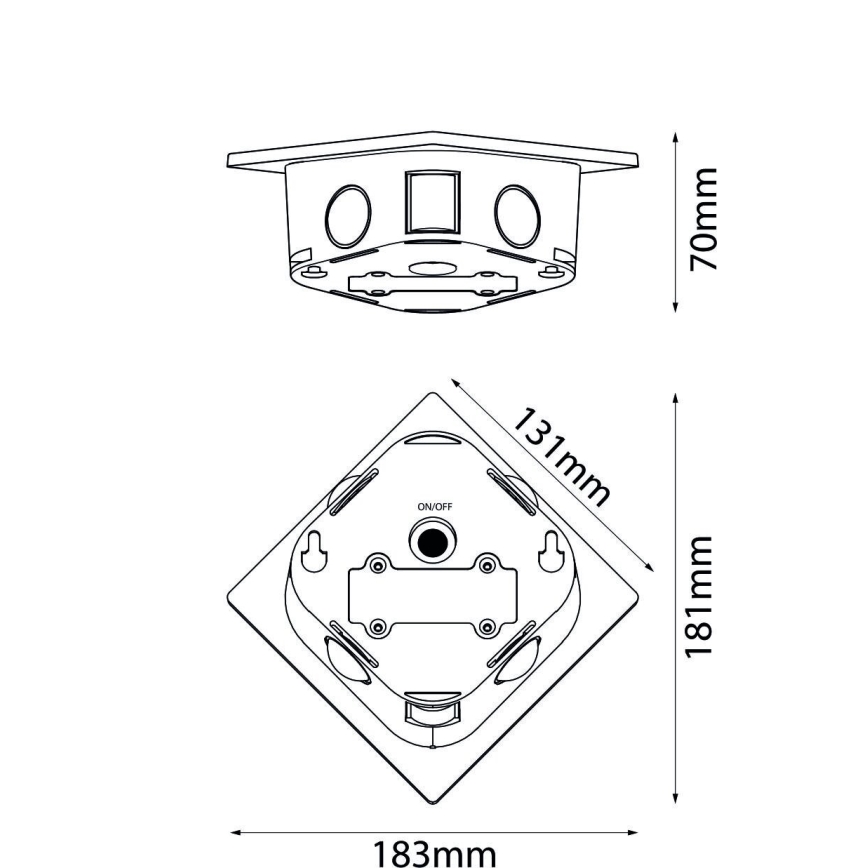 Globo - Светодиодный светильник на солнечной батарее LED/0,5W/3,2V IP54
