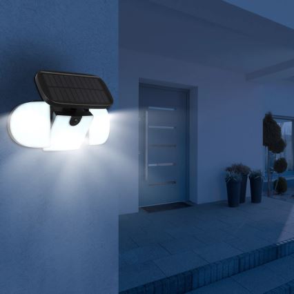Globo - солнечный LED-светильник с датчиком, 3,7V IP44 2000 mAh