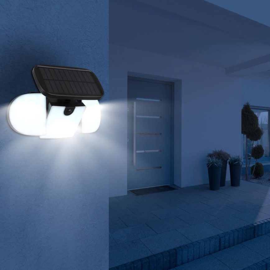 Globo - солнечный LED-светильник с датчиком, 3,7V IP44 2000 mAh