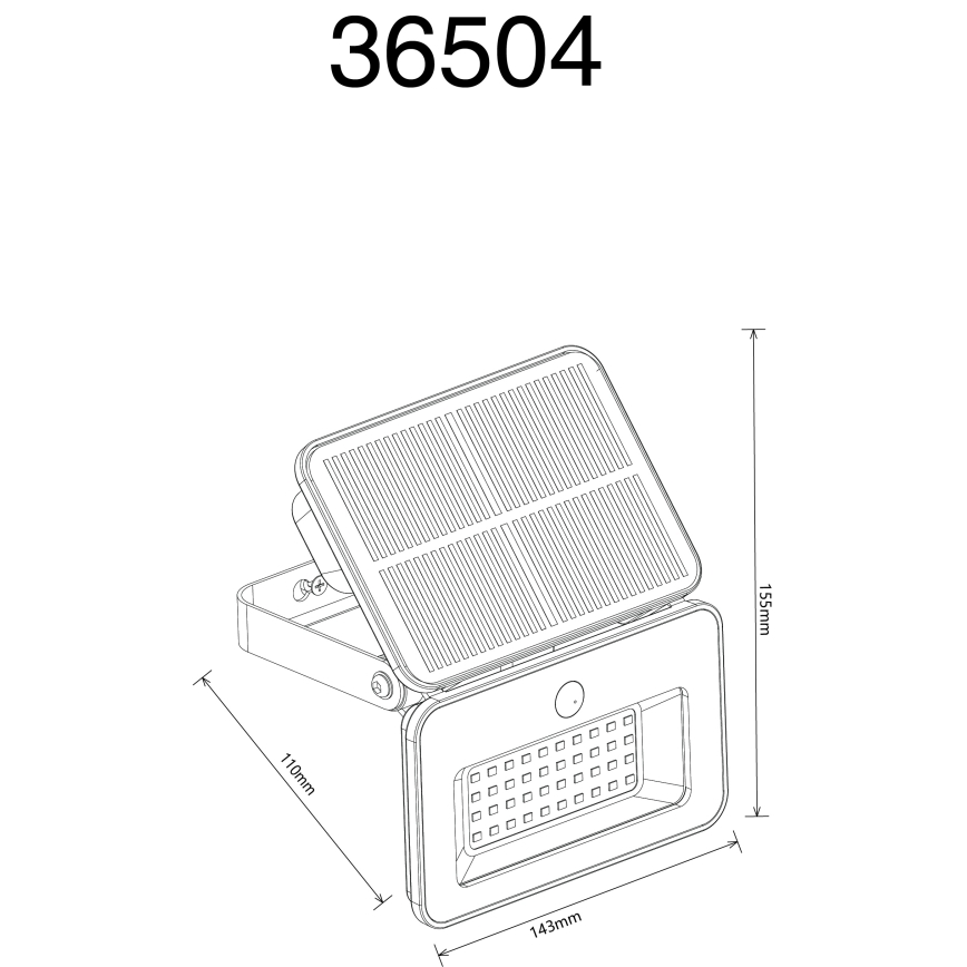Globo - светодиодный диммируемый солнечный светильник с датчиком LED/8W/5V 3000/4000/6500K IP65 2200 mAh