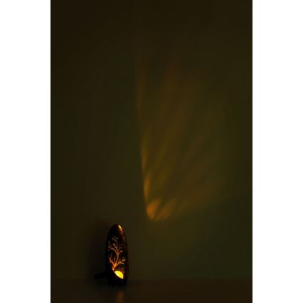 Globo - Світлодіодний світильник на сонячній батареї LED/0,06W/3,2V IP44 200 mAh дерево