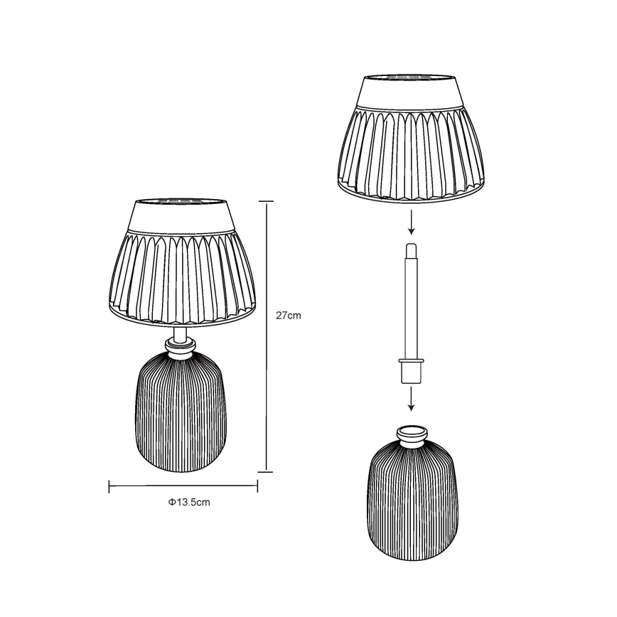 Globo - Светодиодный светильник на солнечной батарее 10xLED/0,06W/3V IP44