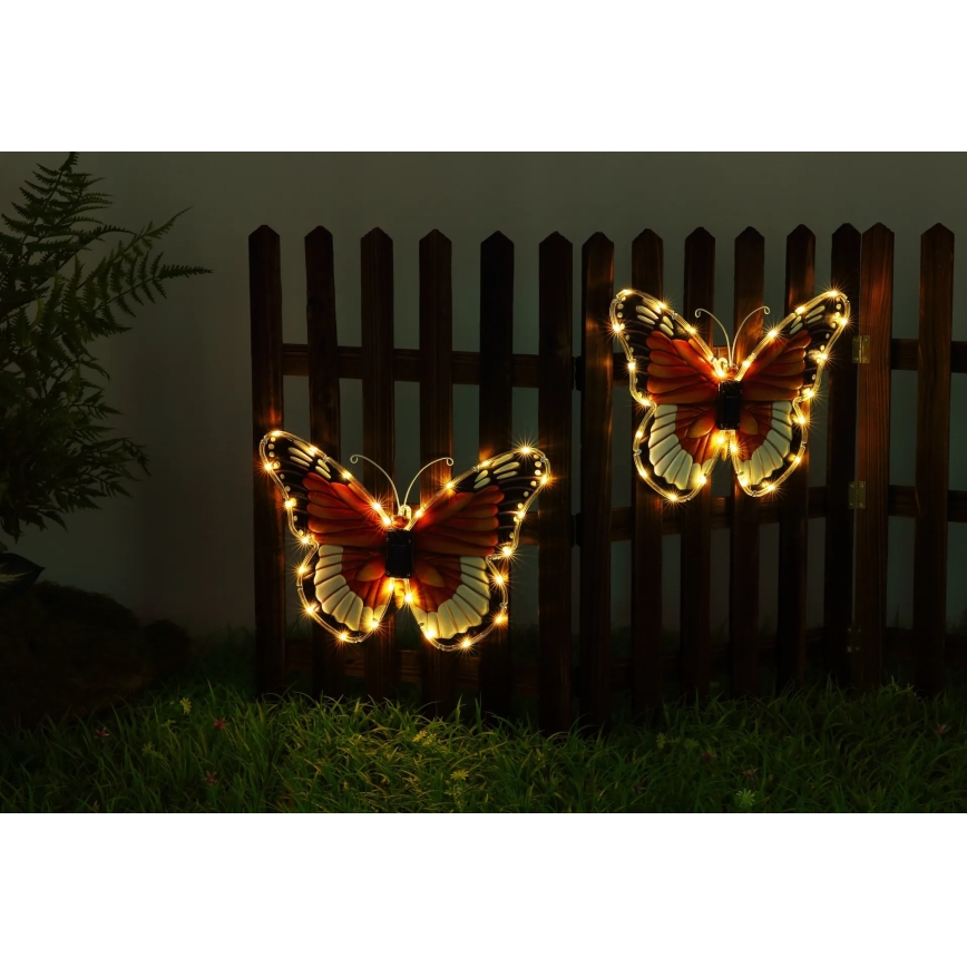 Globo - LED солнечный светильник LED/3V IP44 200 mAh бабочка