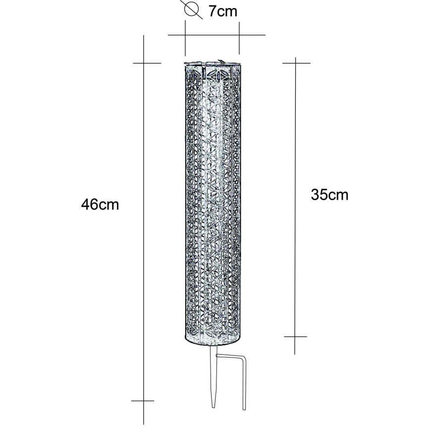 Globo - Светодиодный светильник на солнечной батарее LED/0,06W/3,2V 3000K IP44