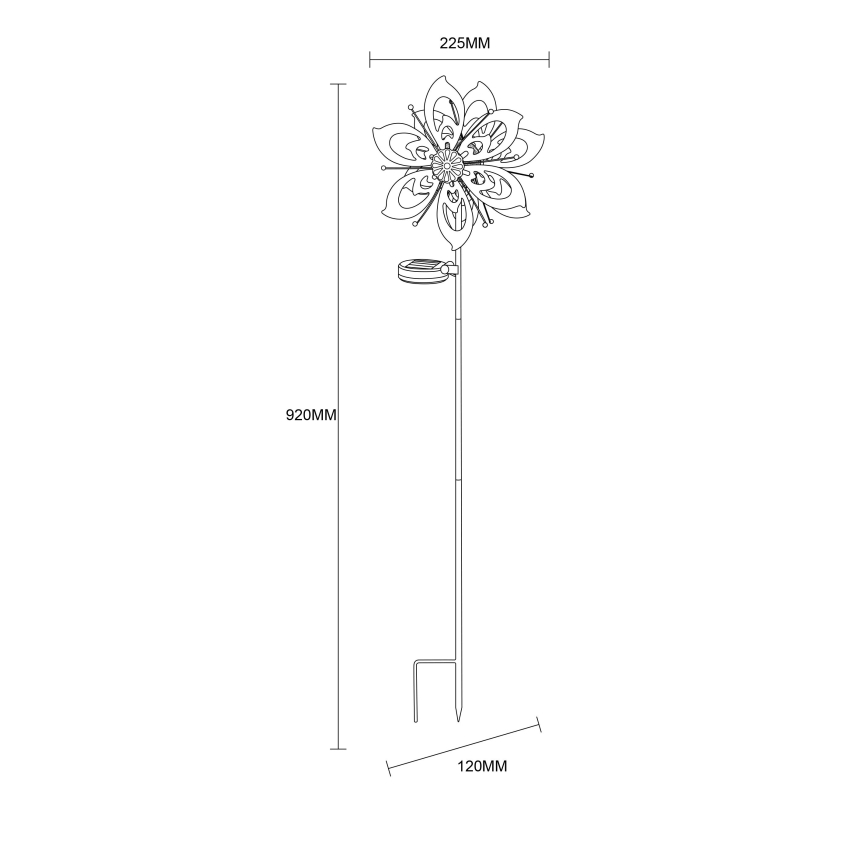 Globo - Светодиодное украшение на солнечной батарее LED/0,06W/3,2V IP44 300 mAh