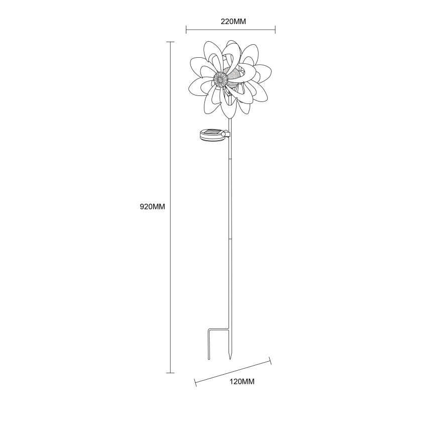 Globo - Светодиодное украшение на солнечной батарее LED/0,06W/3,2V IP44