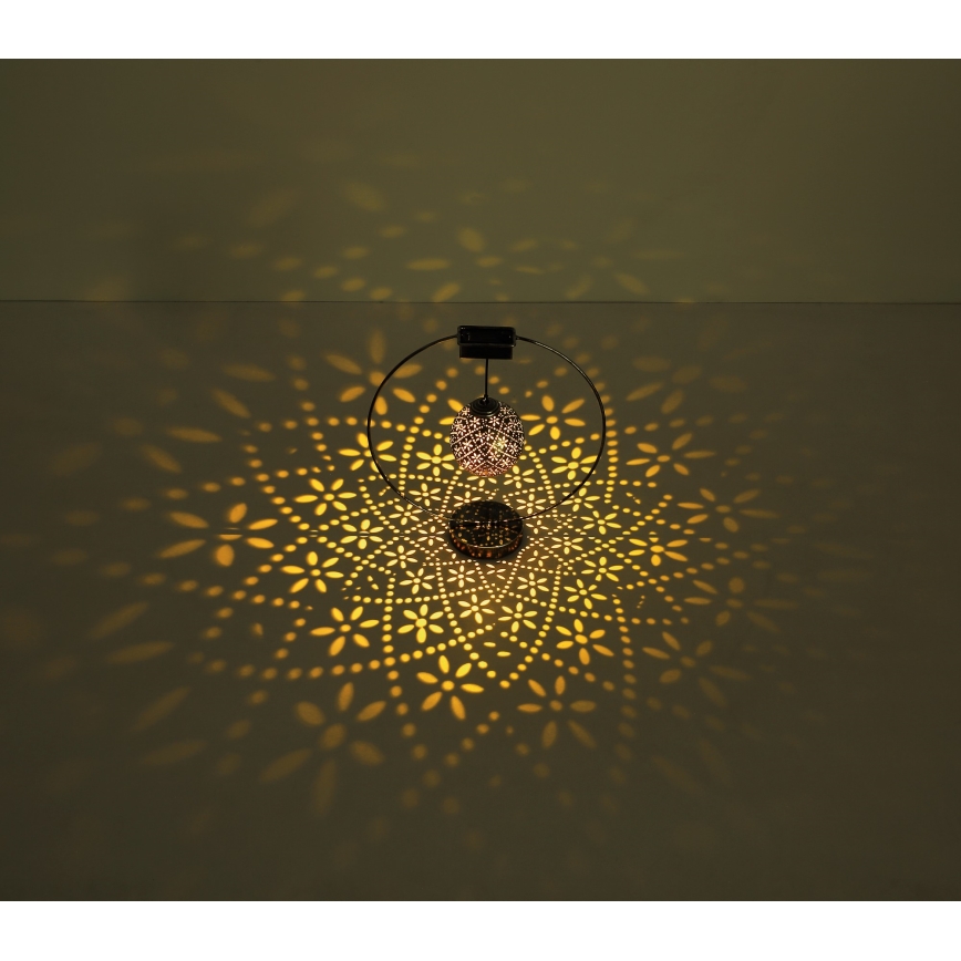 Globo - Светодиодный светильник на солнечной батарее LED/0,06W/1,2V серебристый IP44