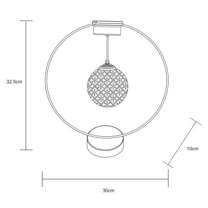 Globo - Світлодіодний світильник на сонячній батареї LED/0,06W/1,2V срібний IP44