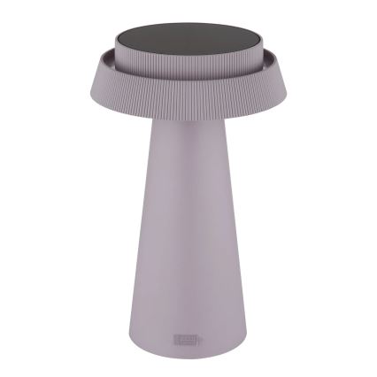 Globo - LED Сенсорна лампа з регулюванням яскравості на сонячній батареї LED/4W/3,7W IP54 рожевий