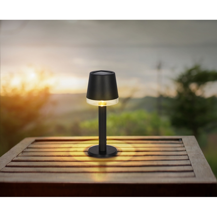 Globo - Світлодіодний світильник на сонячній батареї LED/0,5W/3,2V 3000K IP44 чорний
