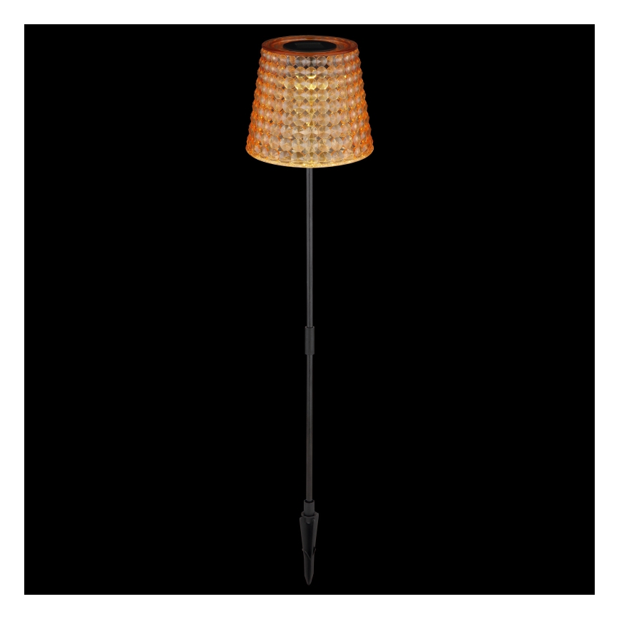 Globo - НАБОР 2x Светодиодный светильник на солнечной батарее LED/0,06W/3V IP44 40 mAh оранжевый