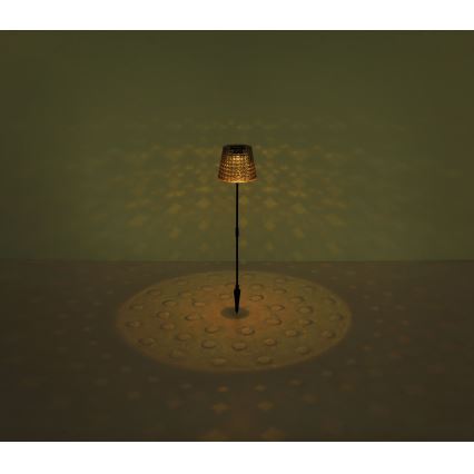 Globo - НАБІР 2x Світлодіодний світильник на сонячній батареї LED/0,06W/3V IP44 сірий