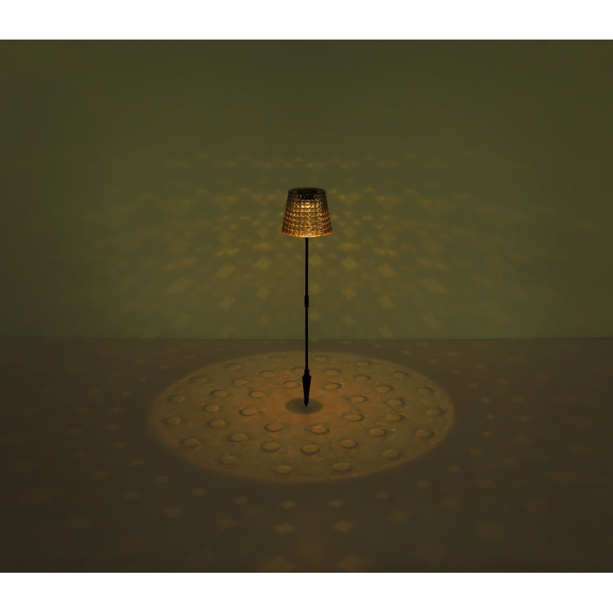 Globo - НАБІР 2x Світлодіодний світильник на сонячній батареї LED/0,06W/3V IP44 сірий