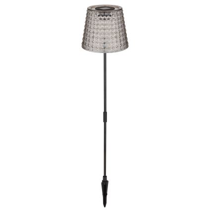 Globo - НАБІР 2x Світлодіодний світильник на сонячній батареї LED/0,06W/3V IP44 сірий