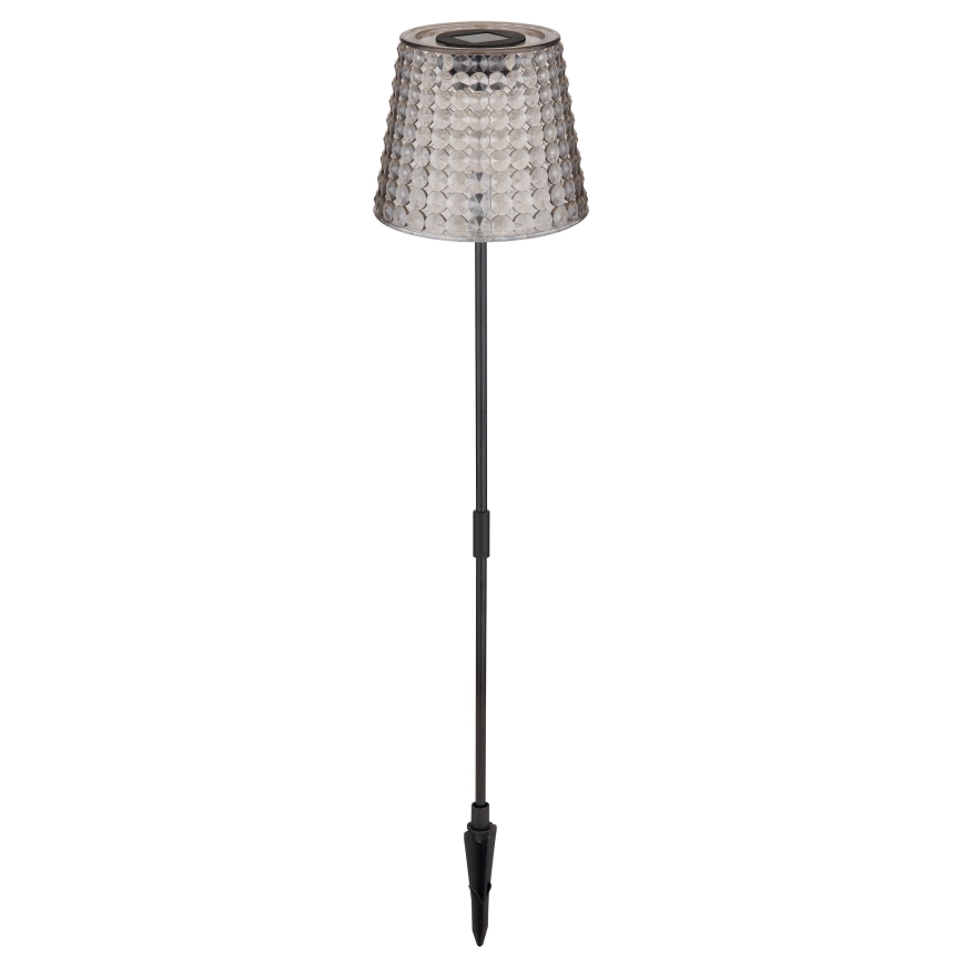 Globo - НАБІР 2x Світлодіодний світильник на сонячній батареї LED/0,06W/3V IP44 сірий