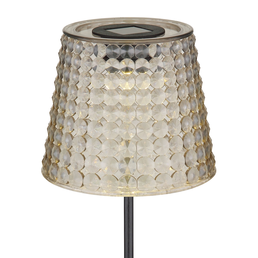 Globo - НАБІР 2x Світлодіодний світильник на сонячній батареї LED/0,06W/3V IP44 сірий