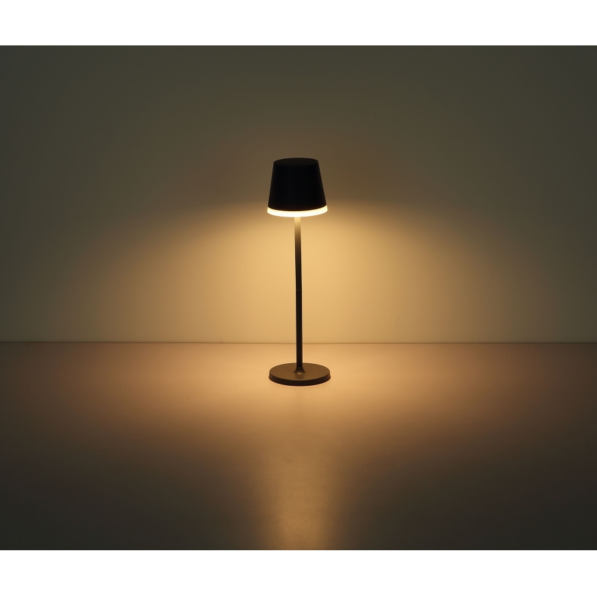 Globo - Светодиодный светильник на солнечной батарее LED/0,6W/3V 3000K IP44 1200 mAh антрацит