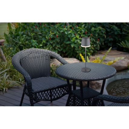 Globo - Світлодіодний світильник на сонячній батареї LED/0,6W/3V 3000K IP44 1200 mAh антрацит