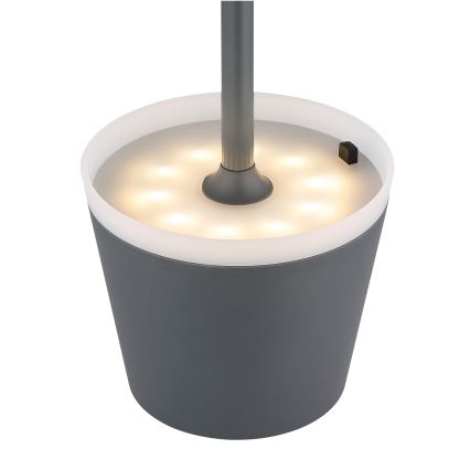 Globo - Світлодіодний світильник на сонячній батареї LED/0,6W/3V 3000K IP44 антрацит