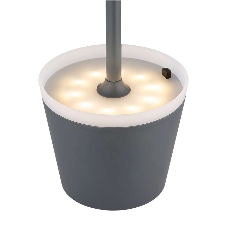 Globo - Світлодіодний світильник на сонячній батареї LED/0,6W/3V 3000K IP44 антрацит